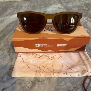 goodr National Park Foundation Olive Green Polarized Sunglasses